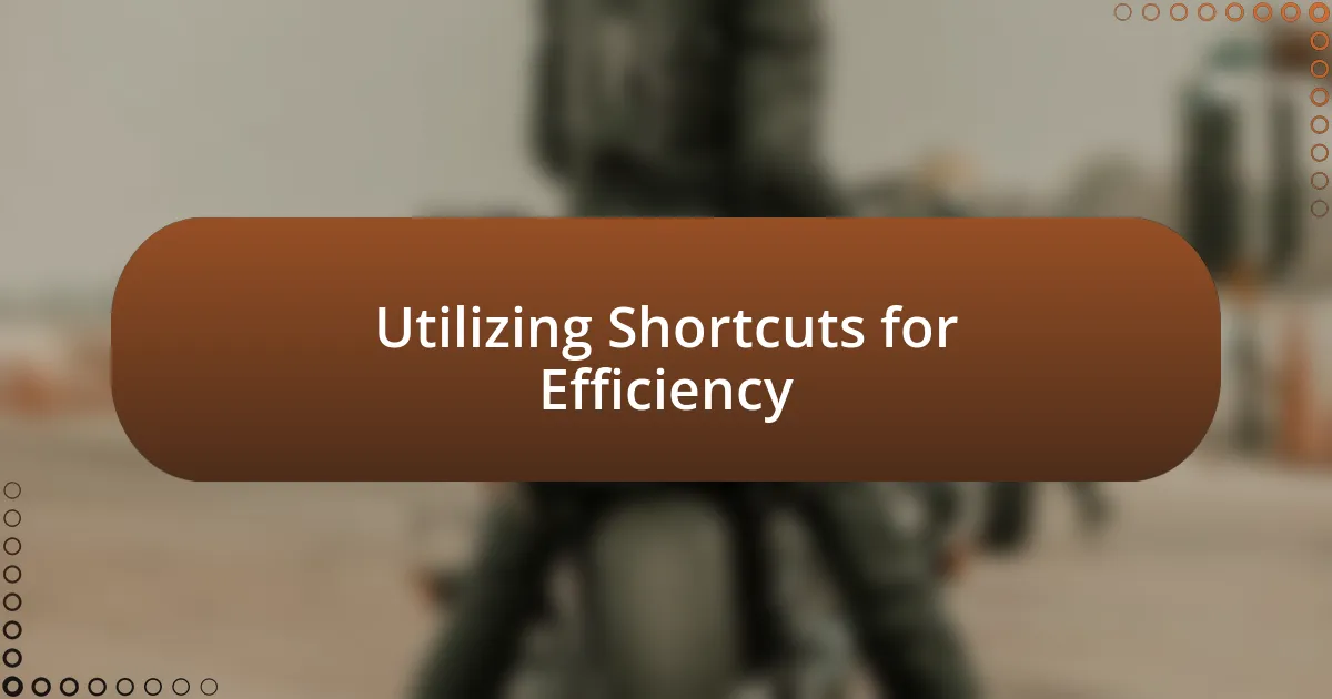 Utilizing Shortcuts for Efficiency