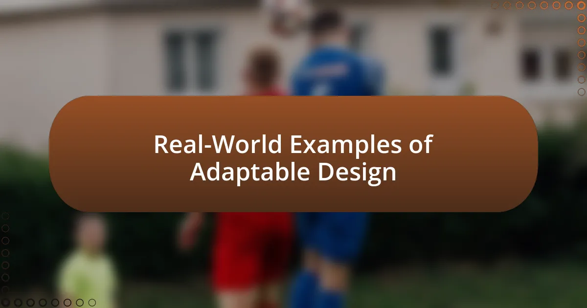 Real-World Examples of Adaptable Design